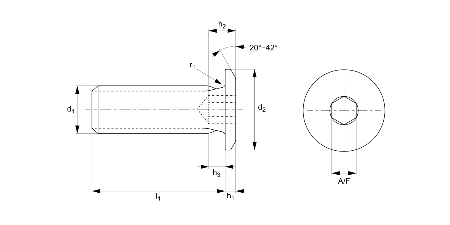P0208.A2 Ultra Low Head Cap Screws
