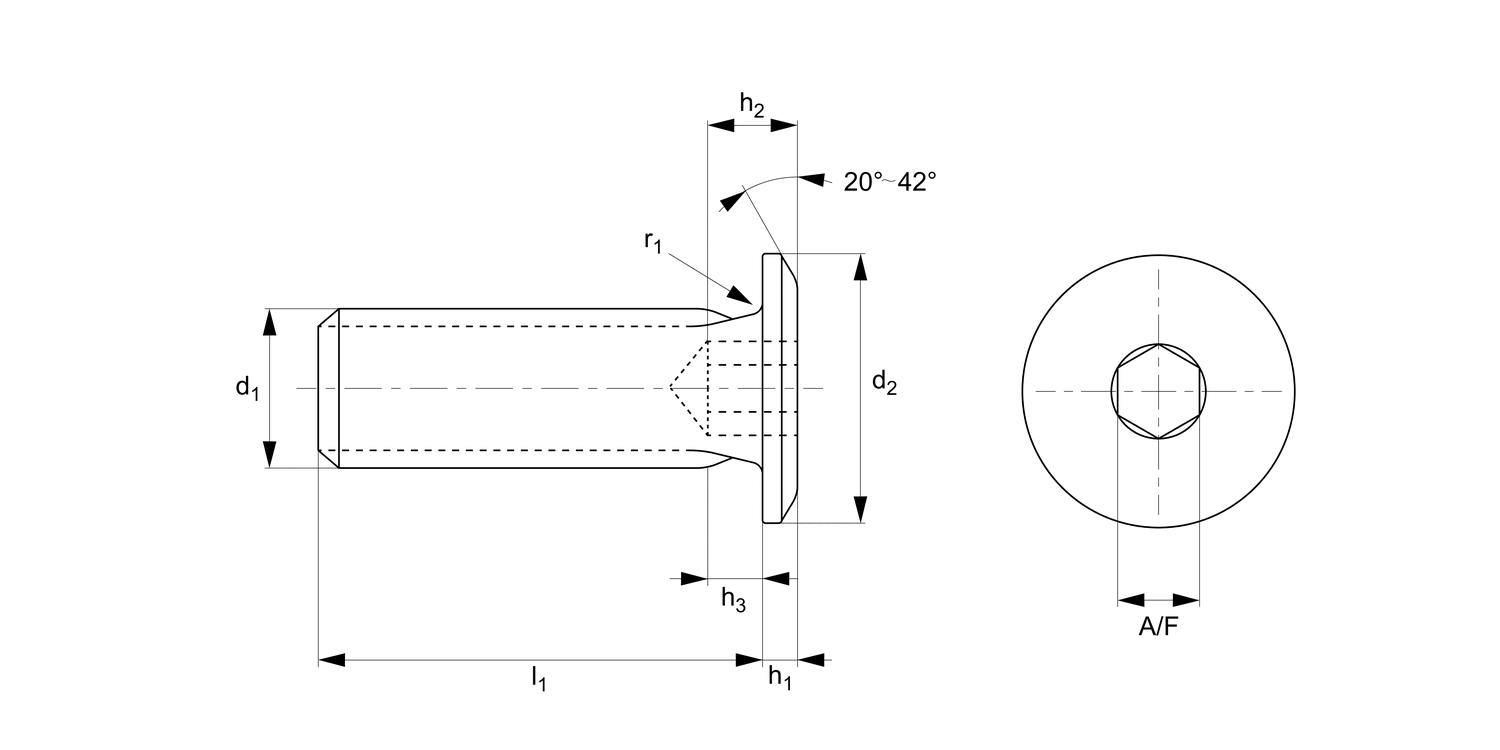 P0208.A4 Ultra Low Head Cap Screws