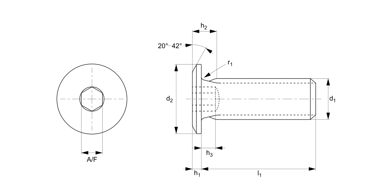 P0208.B4 Ultra Low Head Cap Screws