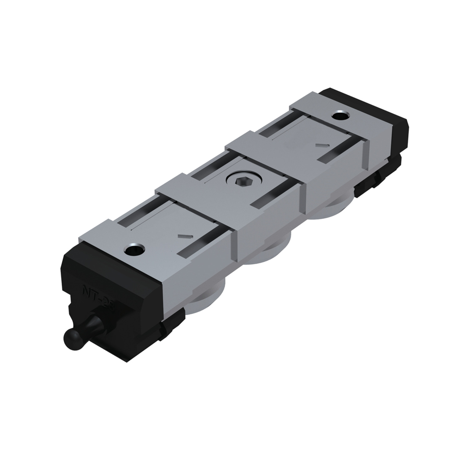 Very Heavy Duty Sliders, size 63 Very heavy duty compact slider. Top fixing, size 63. Cast body.