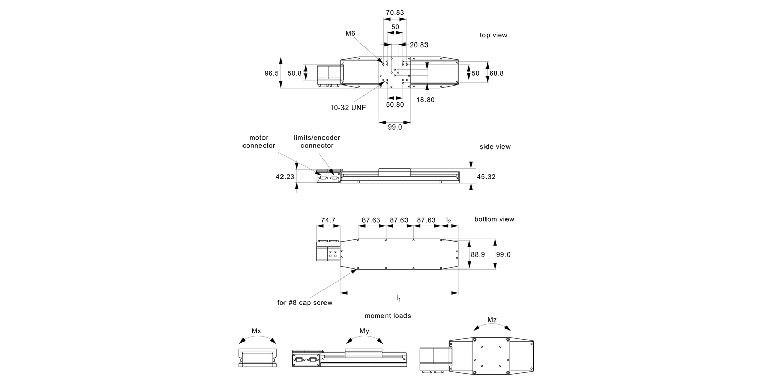 L3502 Vacuum Compatible Motorised Stages
