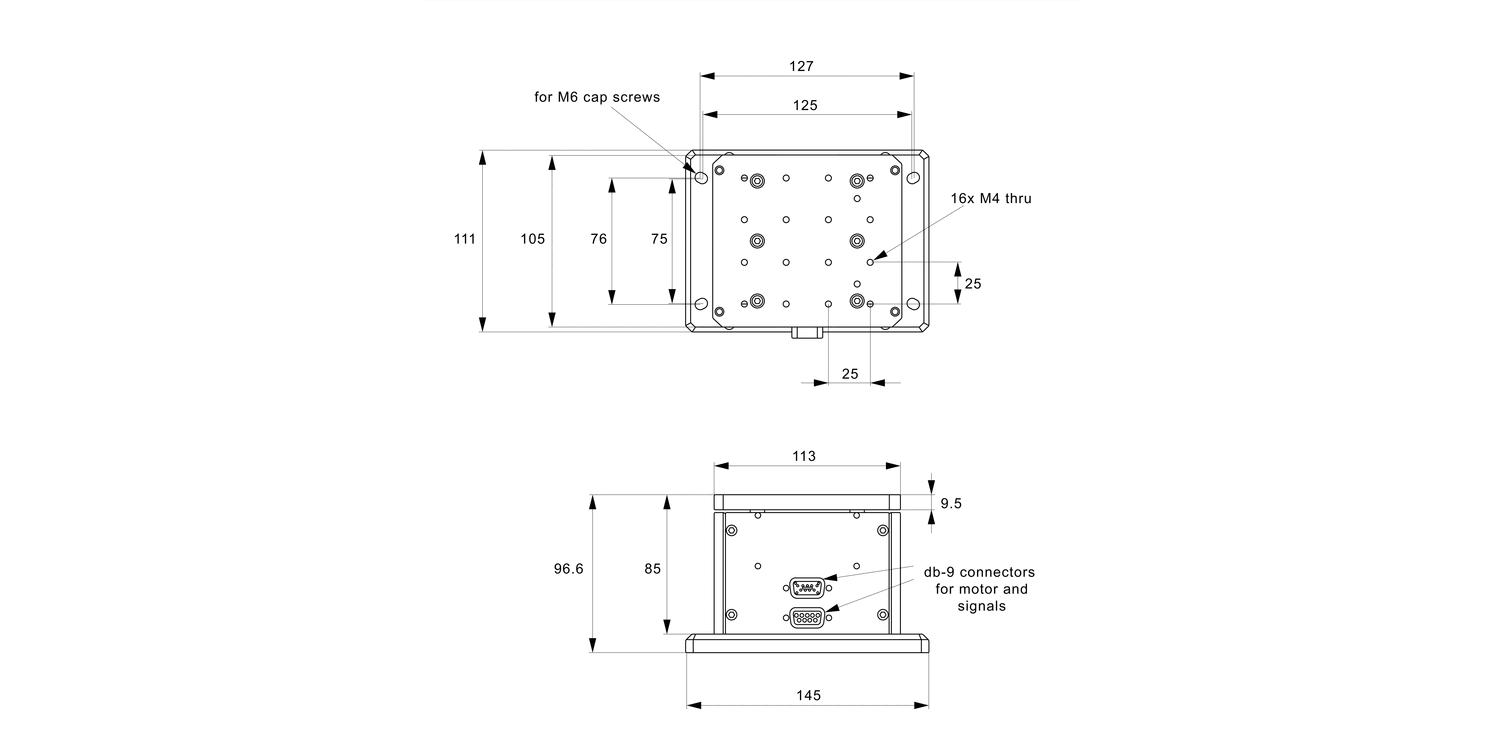 L3591 Motorised Vertical Lift Stages