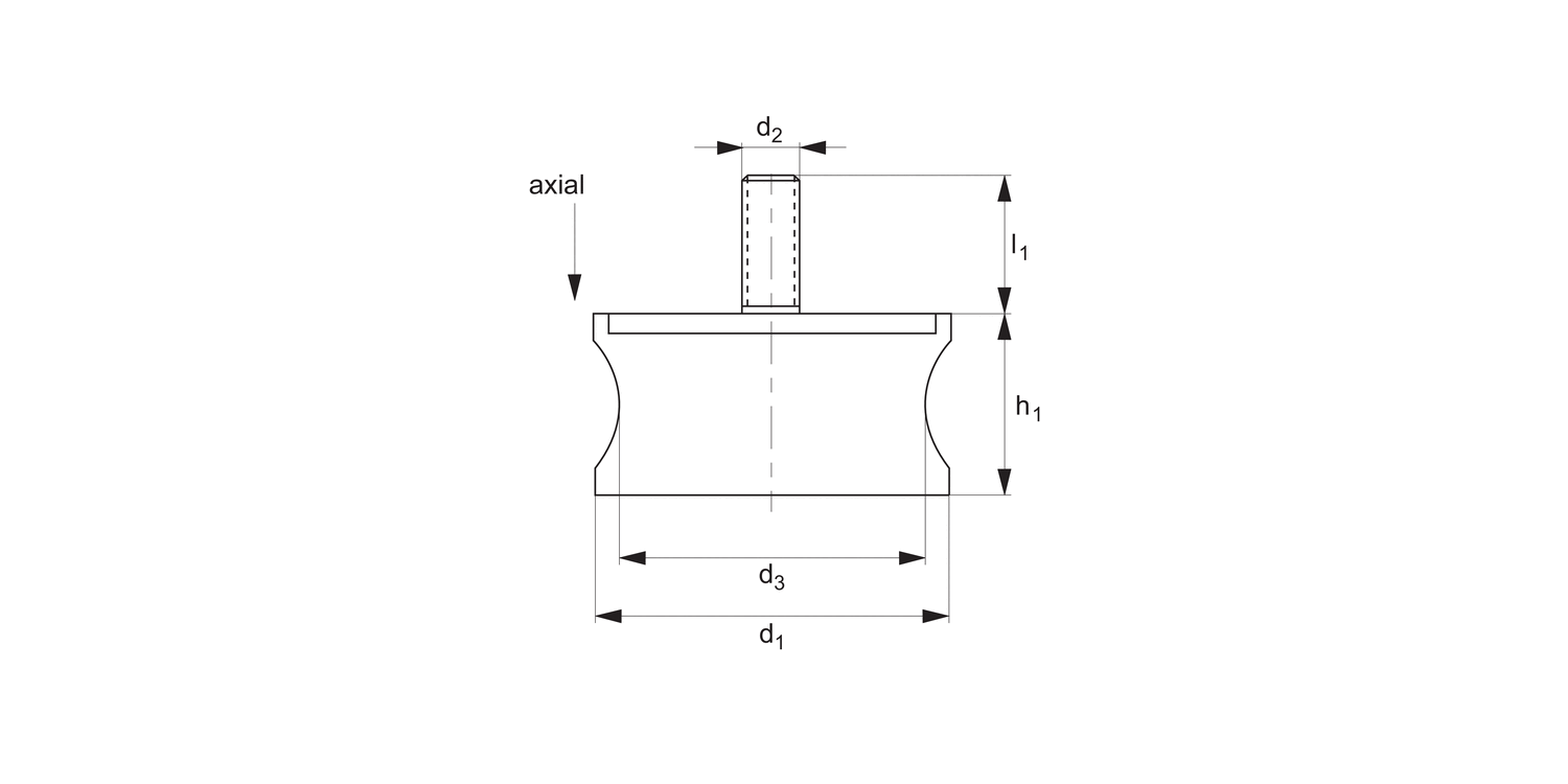 P2016 Anti-vibration Cylinders Waisted