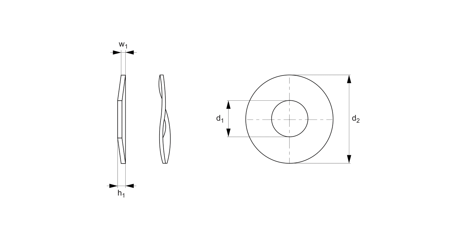 P0361.ZP Wave Spring Washers