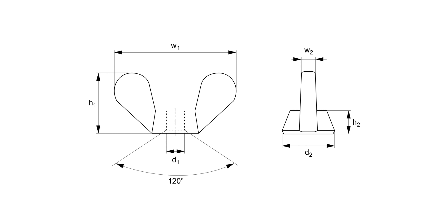 P0328.ZP Wing Nuts