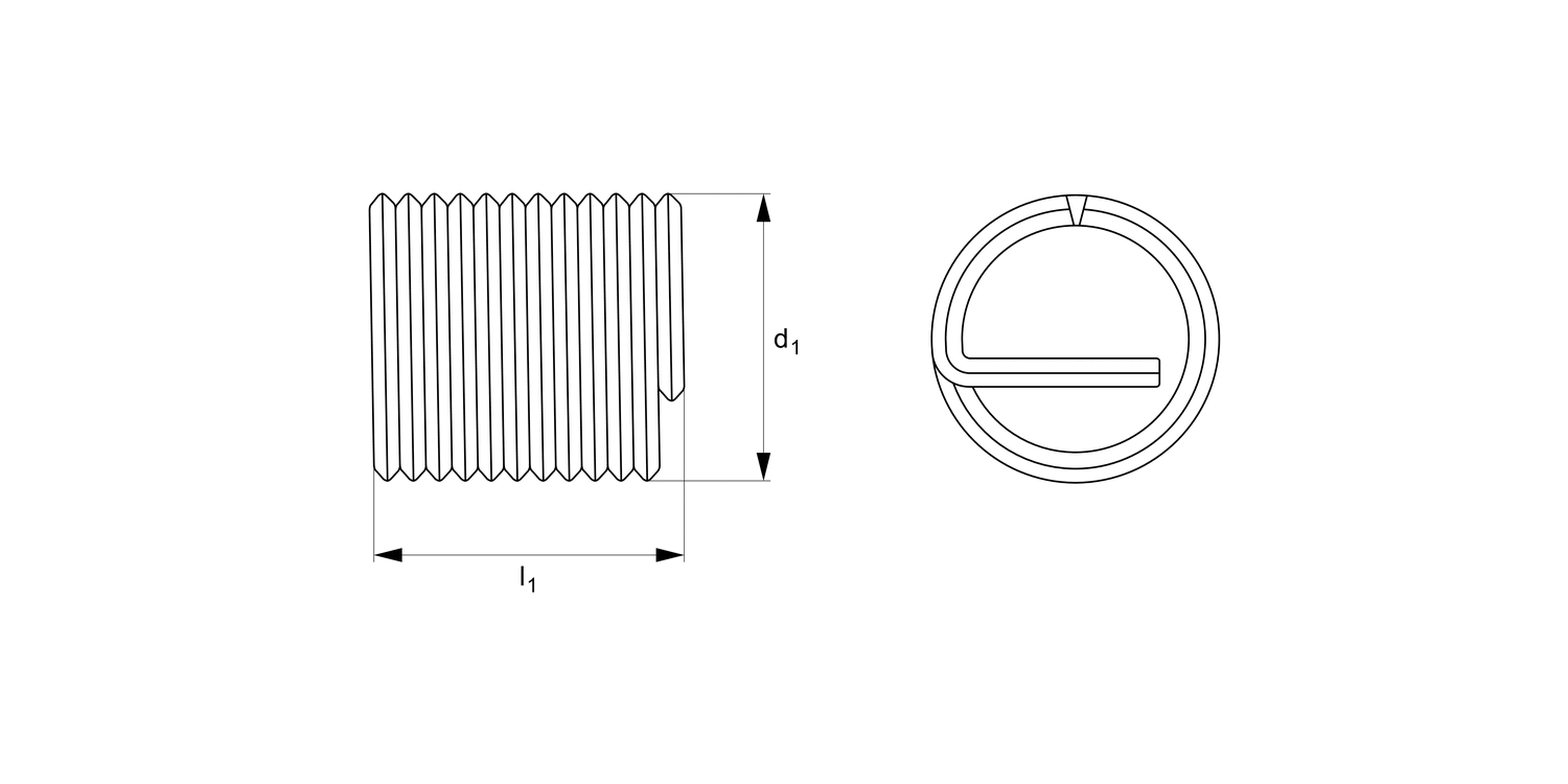 P0080 Wire Thread Inserts - Free Running