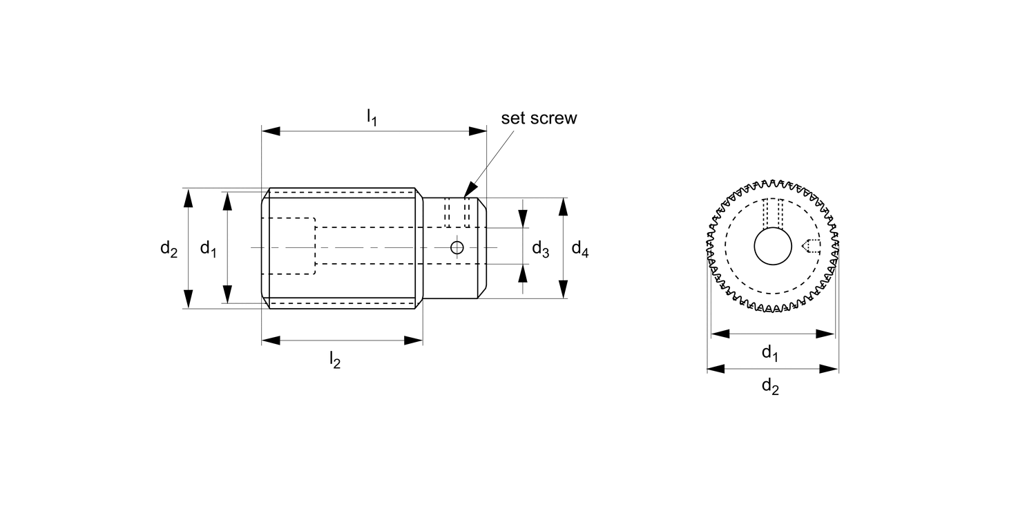 R2144 0,5 Module Precision Worms