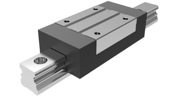 Unflanged aluminium rail