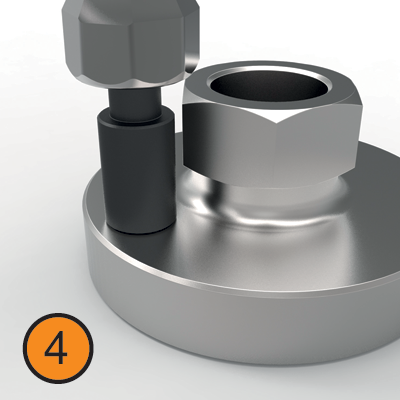 Threaded inserts install option 4